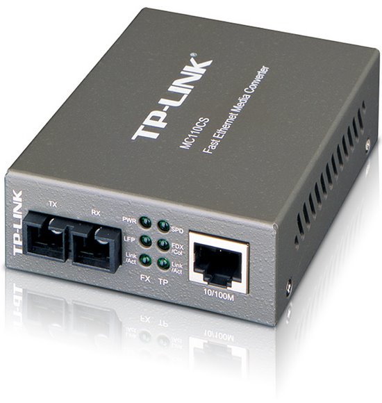 TP-Link MC110CS Singlemode konvertor, 10/100Mbps, 2x SC, 20km