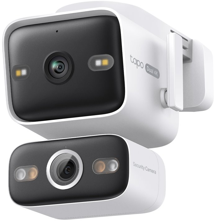 TP-Link Tapo C575D Bezpečnostní otočná kamera s naklápěním a dvěma objektivy, 8Mpx