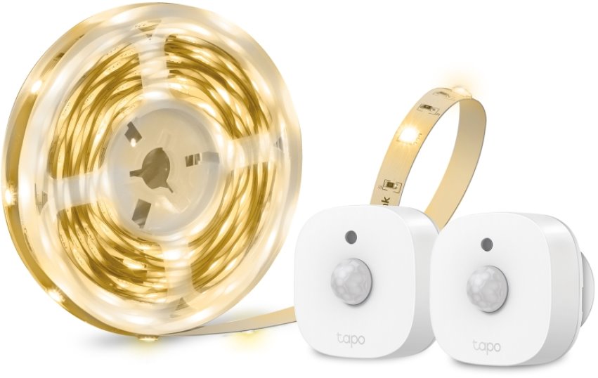 TP-Link Tapo L901-6, Bílý smart LED pásek s 2 pohybovými senzory, 6m