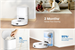 TP-Link Tapo RV30 Max Plus, Robotický vysavač a mop, LiDAR+IMU, bílý