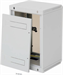 Triton 10" jednodílný rack 4U/260mm prosklené dveře, šedý