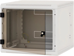 Triton 19" dvojdílný rack 12U/600mm prosklené dveře, šedý