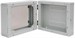 Triton 19" dvojdílný rack 6U/295mm prosklené dveře, šedý