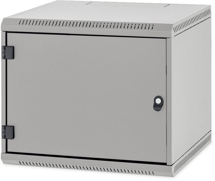 Triton 19" jednodílný rack 18U/500mm plechové dveře, odnímatelné bočnice, šedý
