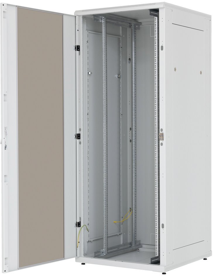 Triton 19" stojanový rack 18U/800x800 prosklené dveře, šedý