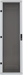 Triton 19" stojanový rack 27U/600x600 prosklené dveře, černý