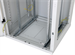 Triton 19" stojanový rack 37U/800x1200 prosklené dveře, šedý