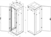Triton 19" stojanový rack 42U/600x600 prosklené dveře, černý