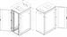 Triton 19" stojanový rack 45U/800x1200 prosklené dveře, šedý