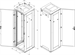 Triton 19" stojanový rack 45U/800x800 prosklené dveře, šedý