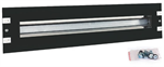 Triton jističová DIN lišta RAB-JL-X01-A1, 19" 3U, rozebíratelná, černá