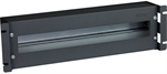 Triton jističová DIN lišta RAB-JL-X02-A1, 19" 3U, rozebíratelná, černá