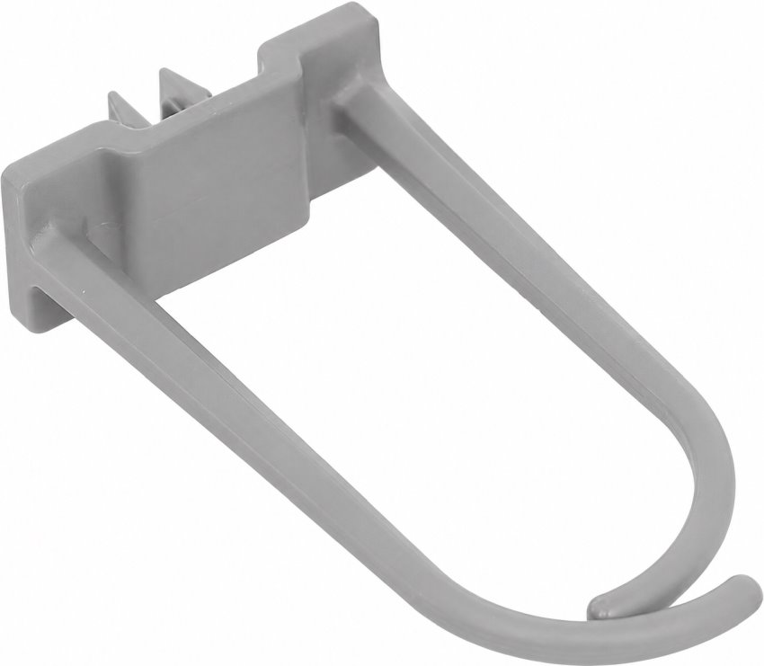 Triton plastový vyvazovací háček pro kabely 60 x 30mm, šedý