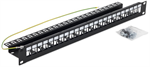 Triton RAB-PP-X10-A1, 19" neosazený patch panel, 24 portů, 1U, černý