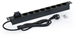 Triton rozvodný panel RAB-PD-X08-A1, 19", 8x 230V (typ F), bleskojistka, 2m kabel