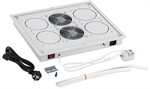 Triton ventilační jednotka s termostatem RAC-CH-X03-X3, 230V/30W, 2x ventilátory, šedá