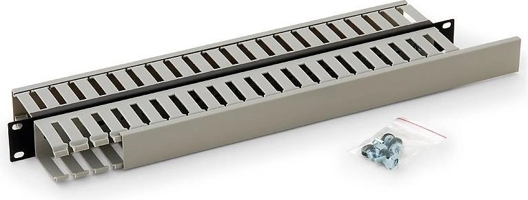 Triton vyvazovací panel oboustranný RAB-VP-X03-A1, 19", 1U, šedo-černý