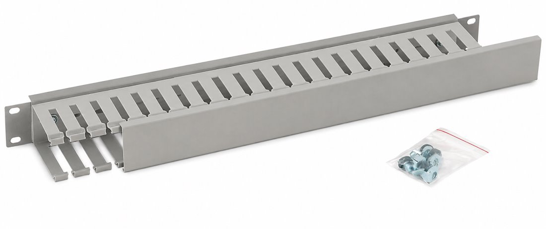 Triton vyvazovací panel RAC-VP-X02-A1, 19", 1U, šedá