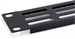 Triton zaslepovací oválně perforovaný panel, 1U, 19", černý