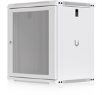 Ubiquiti UACC-Rack-12U-Wall-450-P, Nástěnný datový rozvaděč 19" 12U/450mm, perforované dveře