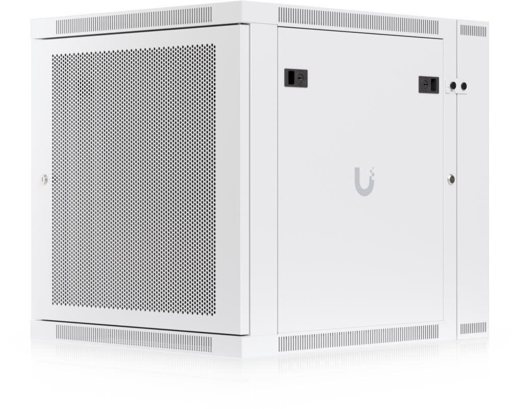 Ubiquiti UACC-Rack-12U-Wall-SW-P, Dvoudílný datový nástěnný rozvaděč 19" 12U/703mm, perforované dveře