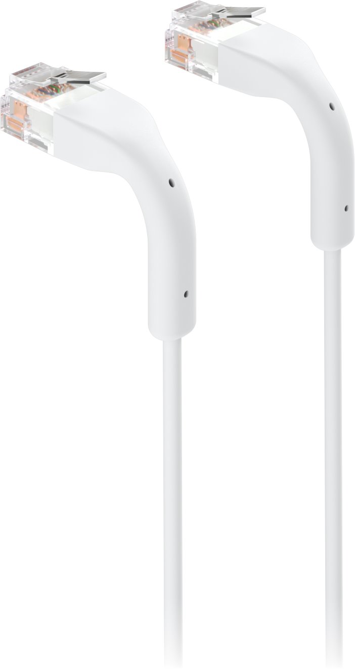 Ubiquiti UniFi patch kabel, 0.2m, Cat5e, bílý, 10 pack