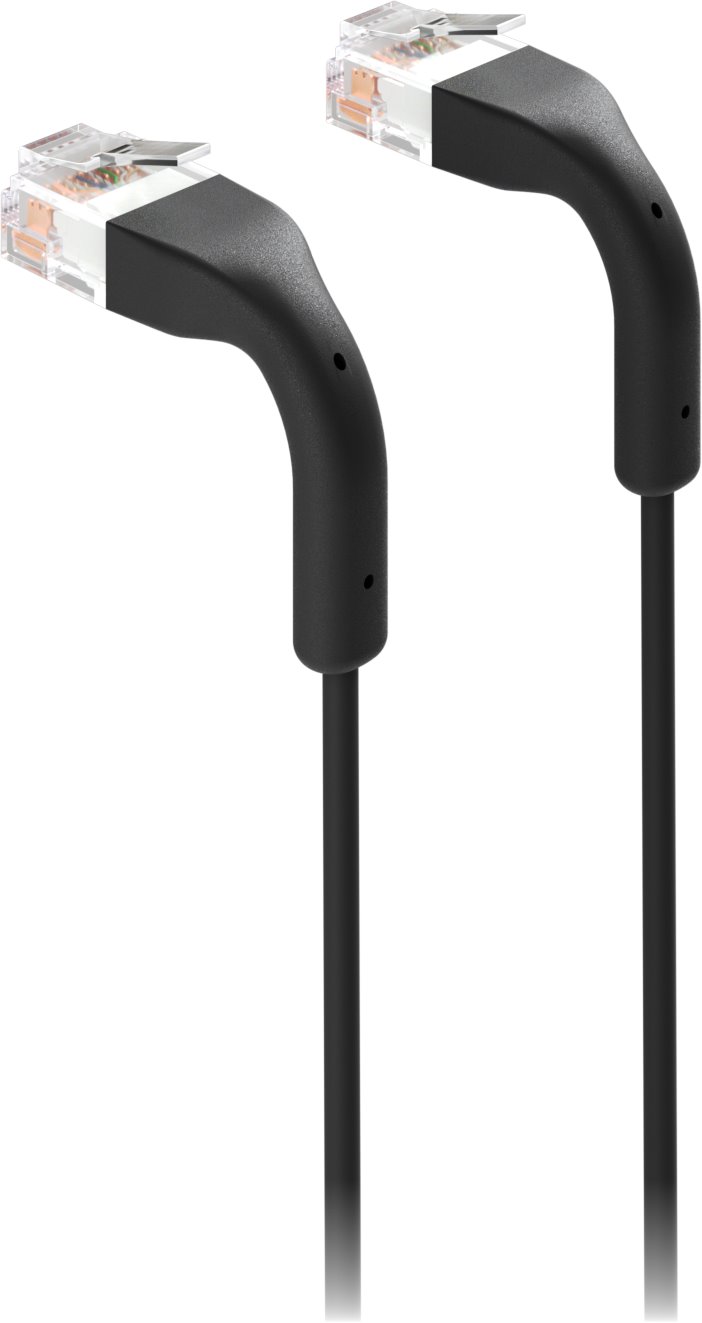 Ubiquiti UniFi patch kabel, 2m, Cat5e, černý