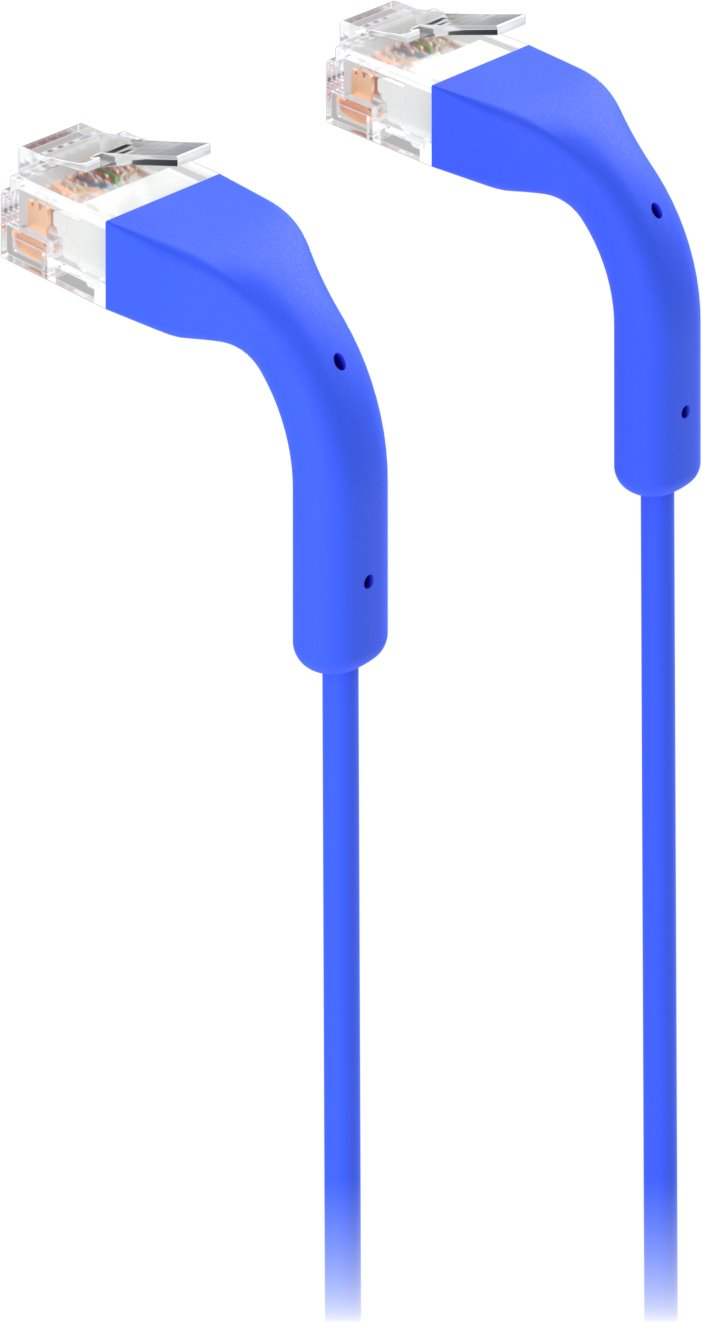Ubiquiti UniFi patch kabel, 3m, Cat5e, modrý, 10 pack