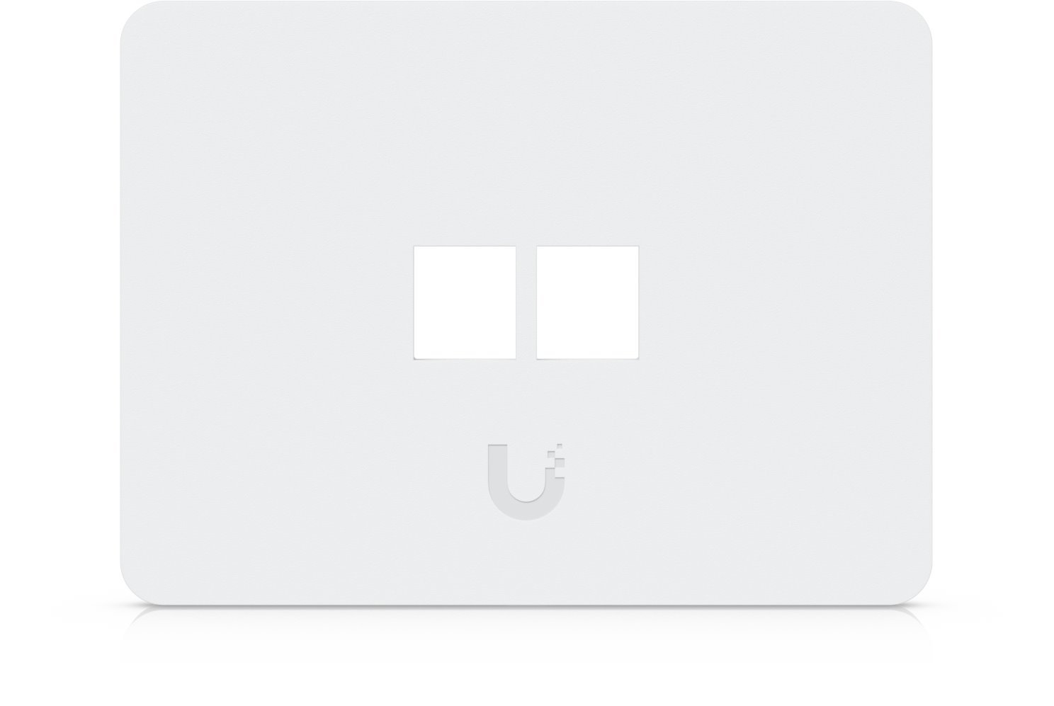 Ubiquiti Univerzální datová zásuvka pro 2 keystone, horizontální, přetíratelná, 4 pack