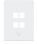 Ubiquiti Univerzální datová zásuvka pro 4 keystone, vertikální, přetíratelná, 4 pack