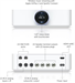 Ubiquiti UPL-Amp-W, PowerAmp audio zesilovač, bílý