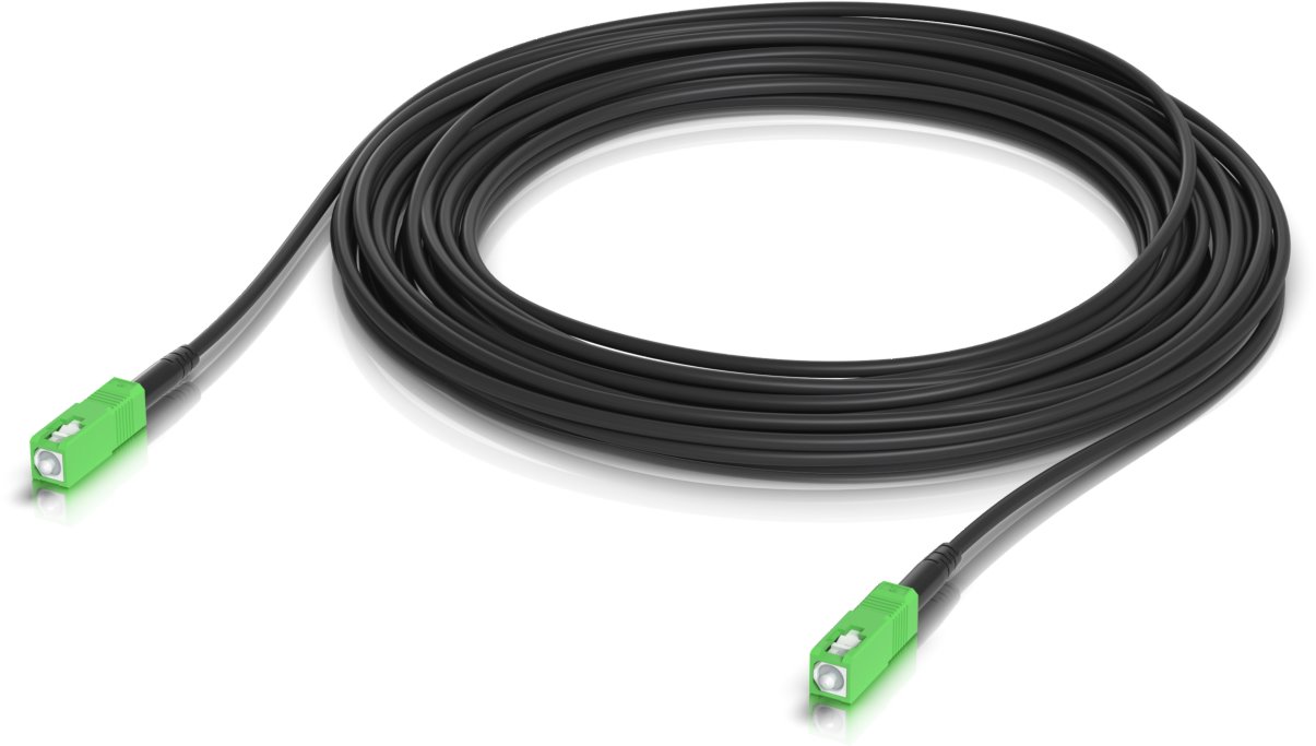 Ubiquiti Venkovní singlemode simplex optický patch cord SC APC/SC APC, 10m