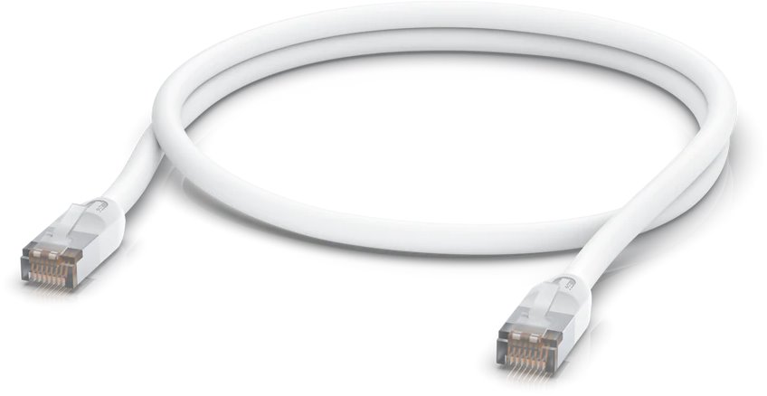 Ubiquiti Venkovní UniFi patch kabel, 1m, Cat5e, bílý