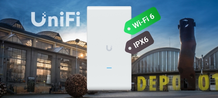 UniFi Mesh Pro Access Point s Wi-Fi 6 je tu!