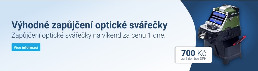Výhodné zapůjčení optické svářečky na víkend