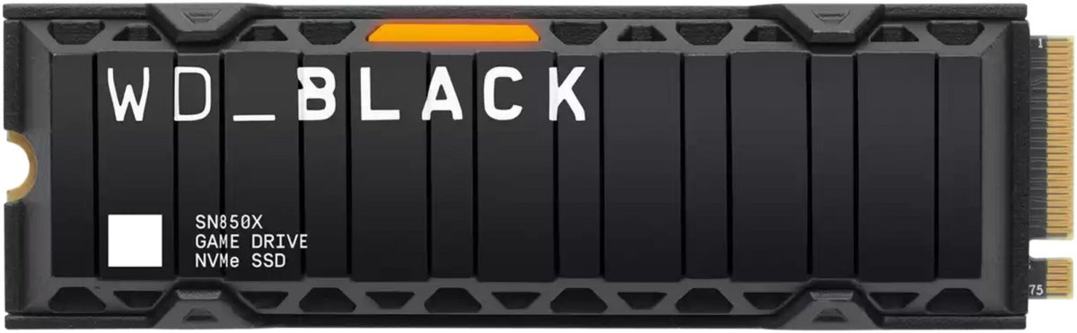 WD Black SN850X NVMe SSD, M.2, chladič, 1TB