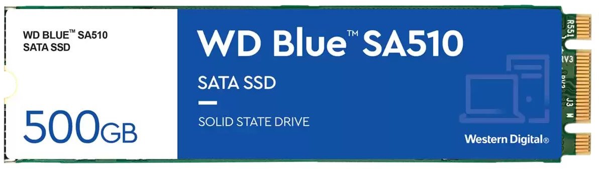WD Blue SA510 SSD, M.2, 500GB