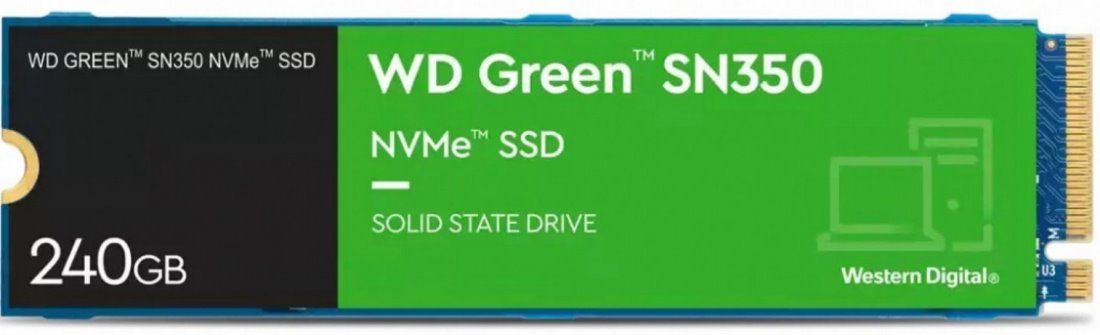 WD Green SN350 NVMe SSD, M.2, 240GB