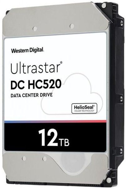WD Ultrastar DC HC520, 3.5", 12TB, SATA